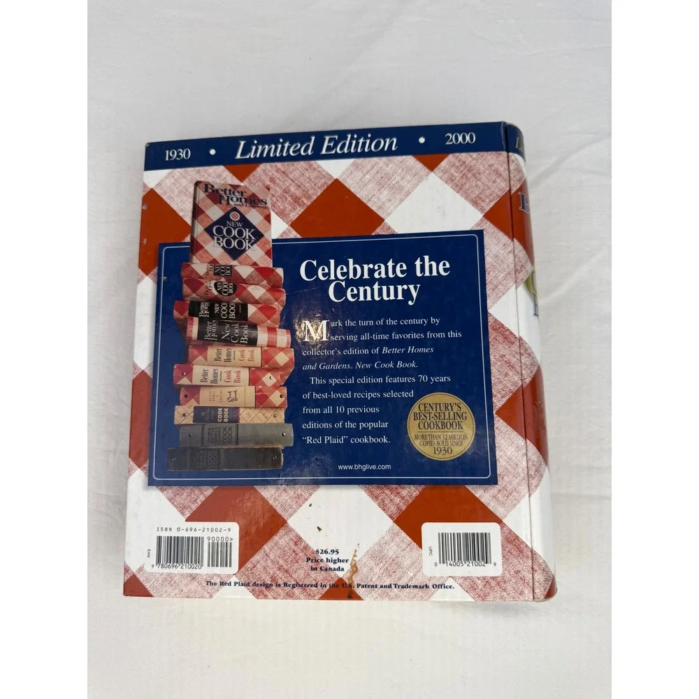 Better Homes and Gardens New Cook Book 11th Edition Limited Edition 1930-2000